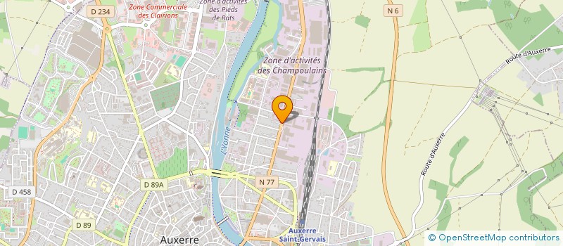 localisation de l'entreprise SAS ELEOM à AUXERRE