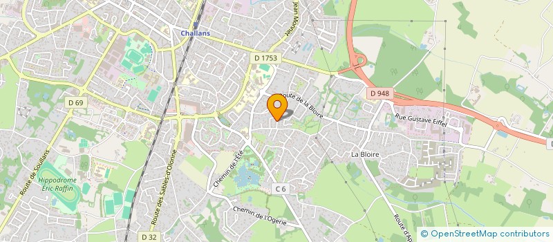 localisation de l'entreprise SAS ELEUTHERIA à CHALLANS