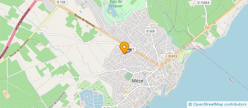 localisation de l'entreprise SAS ELIAGO à MEZE