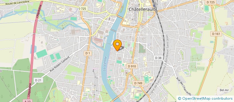 localisation de l'entreprise SAS ELITE AUTO 86  CHATELLERAULT