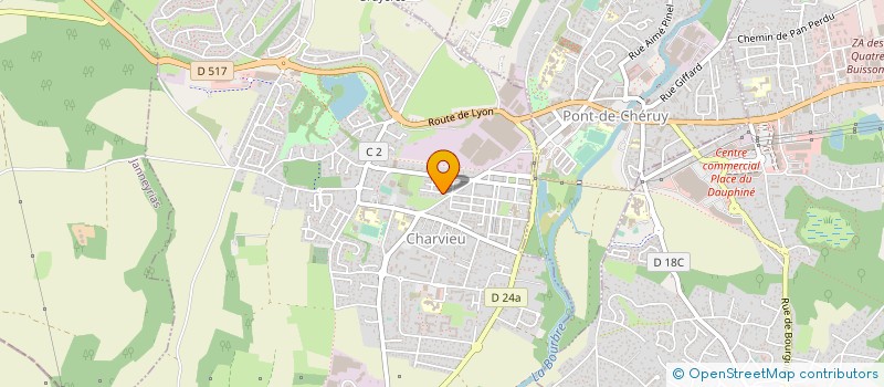 localisation de l'entreprise SAS ELMA TRADING AND CONSULTING  CHARVIEU-CHAVAGNEUX