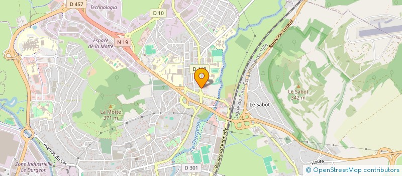 localisation de l'entreprise SAS ELOMAS  VESOUL