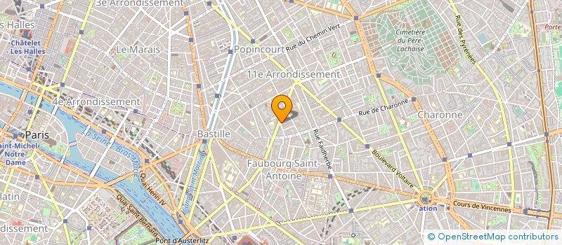 localisation de l'entreprise SAS ELVINA BELLOIR  PARIS