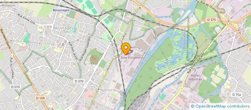 localisation de l'entreprise SAS ELYFOOD à ANZIN
