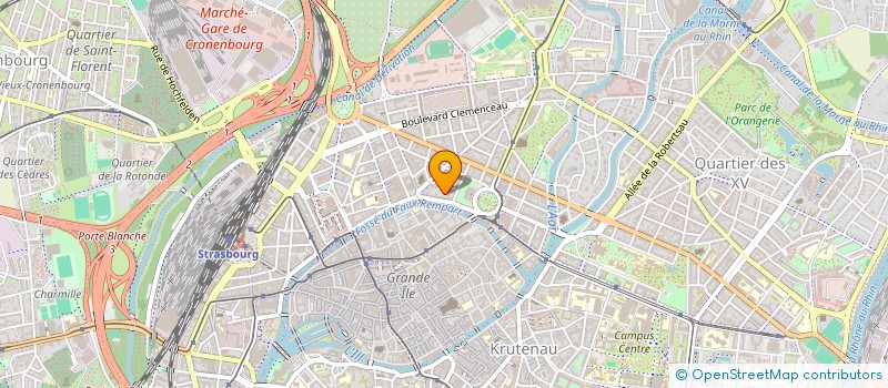 localisation de l'entreprise SAS EMAMI à STRASBOURG