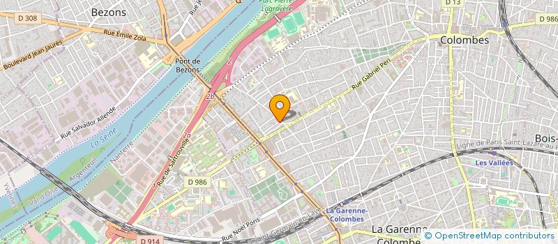 localisation de l'entreprise SAS EMARNO  COLOMBES