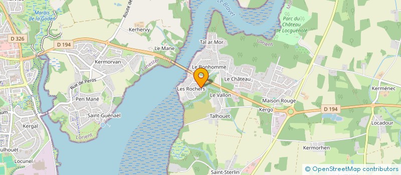 localisation de l'entreprise SAS EMCT EXPERTISES MARITIMES CONTROLES TECHNIQUES à KERVIGNAC