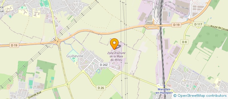 localisation de l'entreprise SAS EMH DISTRIBUTION à GUIBEVILLE