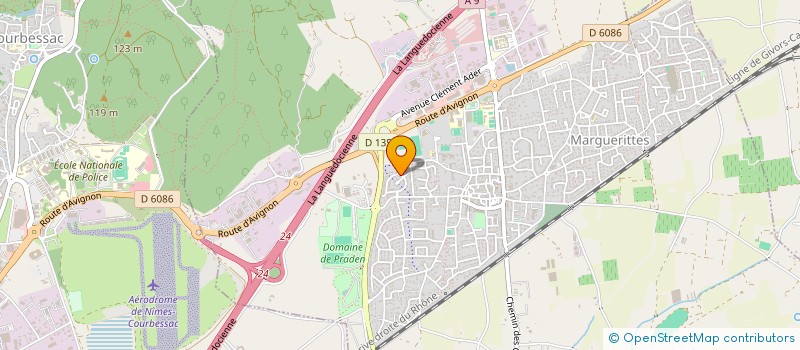 localisation de l'entreprise SAS EMILIE BRAMLY  MARGUERITTES