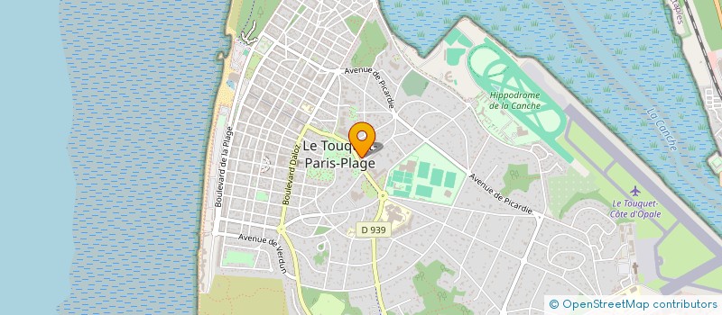 localisation de l'entreprise SAS EMND à LE TOUQUET-PARIS-PLAGE
