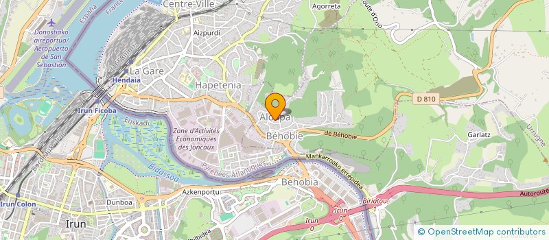 localisation de l'entreprise SAS EMTEO  URRUGNE