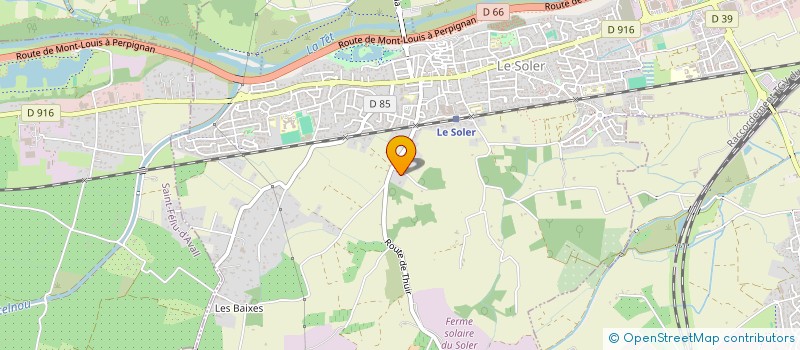localisation de l'entreprise SAS ENDAVANT à LE SOLER