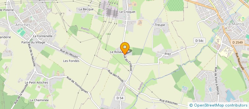 localisation de l'entreprise SAS ENDIVES DU ROSEAU à AVELIN