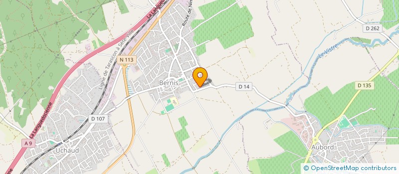 localisation de l'entreprise SAS ENE'R BEAUTY  BERNIS