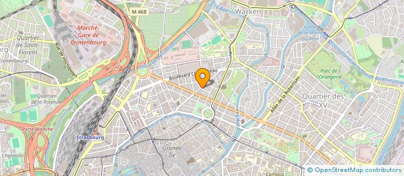 localisation de l'entreprise SAS ENERD2 à STRASBOURG