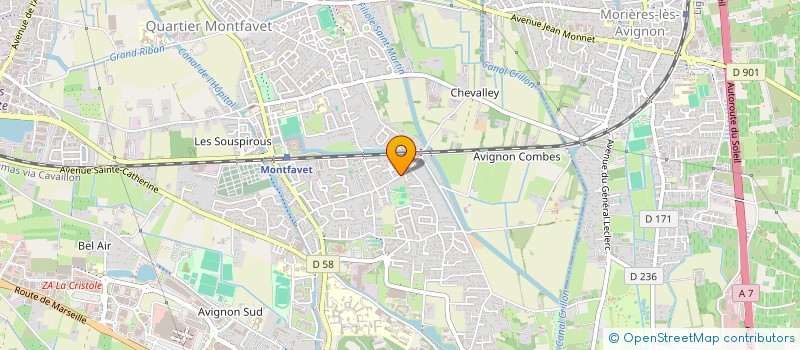 localisation de l'entreprise SAS ENERGIE à AVIGNON