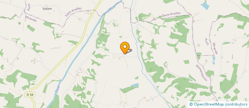 localisation de l'entreprise SAS ENERGIE DUPOUY  MONTESQUIOU