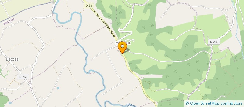 localisation de l'entreprise SAS ENERGIE REMON  MALABAT