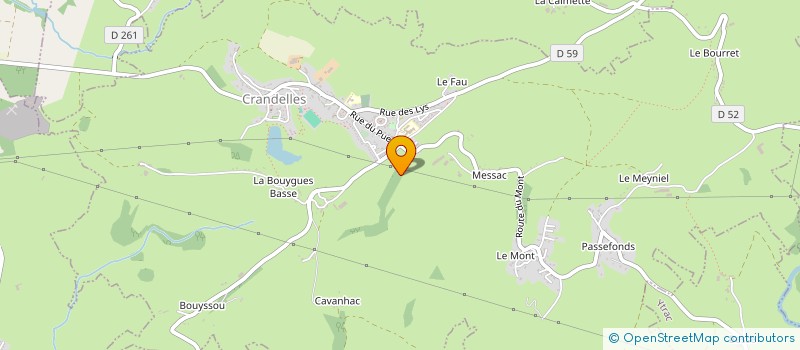 localisation de l'entreprise SAS ENERGIES DE L'ESPOIR à CRANDELLES
