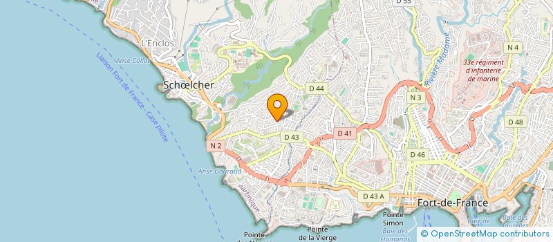 localisation de l'entreprise SAS ENERGIES MARTINIQUE  SCHLCHER