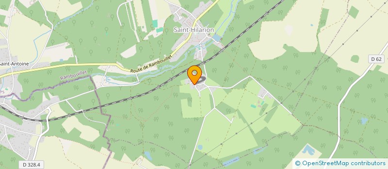 localisation de l'entreprise SAS ENGAGE  SAINT-HILARION