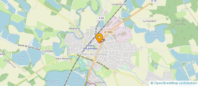 localisation de l'entreprise SAS ENTREPRISE BAILLY à VILLARS-LES-DOMBES