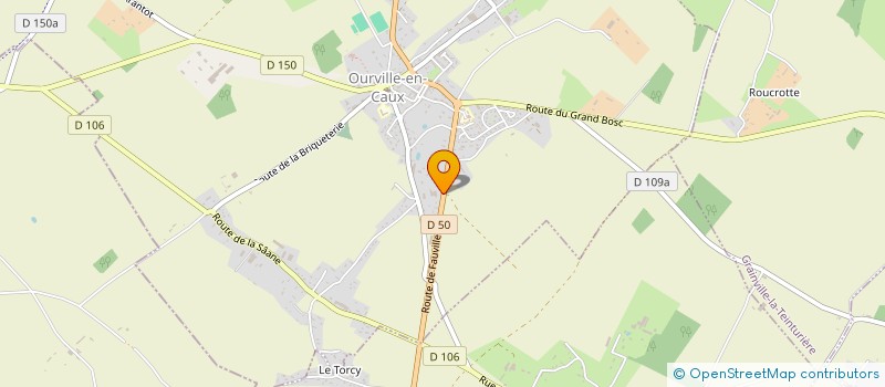 localisation de l'entreprise SAS ENTREPRISE CARPENTIER  OURVILLE-EN-CAUX