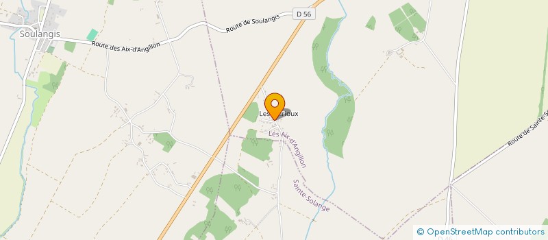 localisation de l'entreprise SAS ENTREPRISE FERNANDEZ  LES AIX-D'ANGILLON