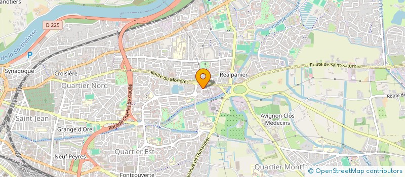 localisation de l'entreprise SAS ENTREPRISE JANIN  AVIGNON