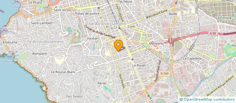 localisation de l'entreprise SAS ENTREPRISE VERT ET CLAIR SERVICES  MARSEILLE