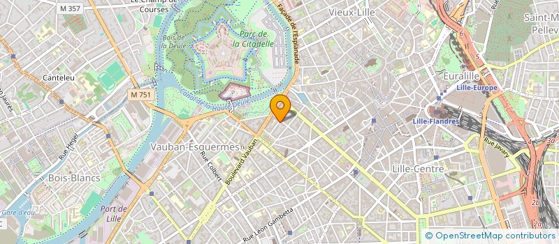 localisation de l'entreprise SAS ENTREPRISES à LILLE