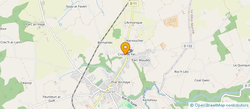 localisation de l'entreprise SAS EOLE GESTION  PLOUARET