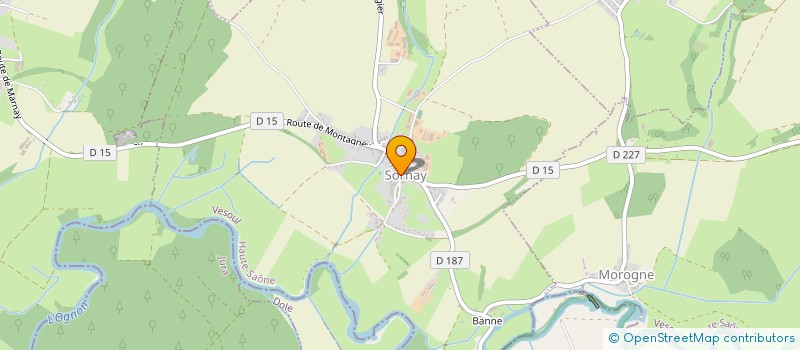 localisation de l'entreprise SAS EP  AVRIGNEY-VIREY