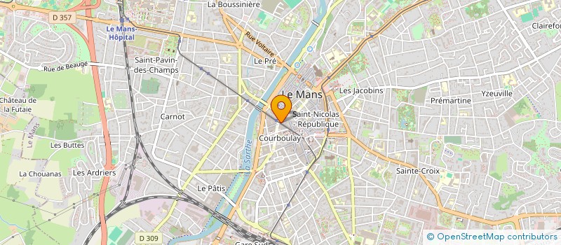 localisation de l'entreprise SAS EPERON-GAMBETTA  LE MANS