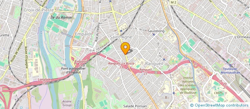 localisation de l'entreprise SAS EPICERIE JULES JULIEN à TOULOUSE