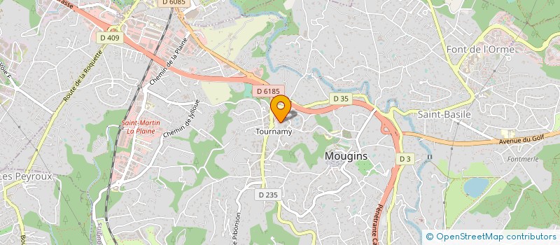 localisation de l'entreprise SAS EPO à MOUGINS