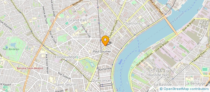 localisation de l'entreprise SAS EPV  BORDEAUX