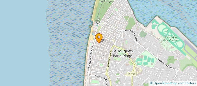 localisation de l'entreprise SAS EQUINOXE à LE TOUQUET-PARIS-PLAGE