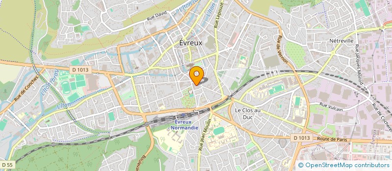 localisation de l'entreprise SAS ERAWAN  EVREUX