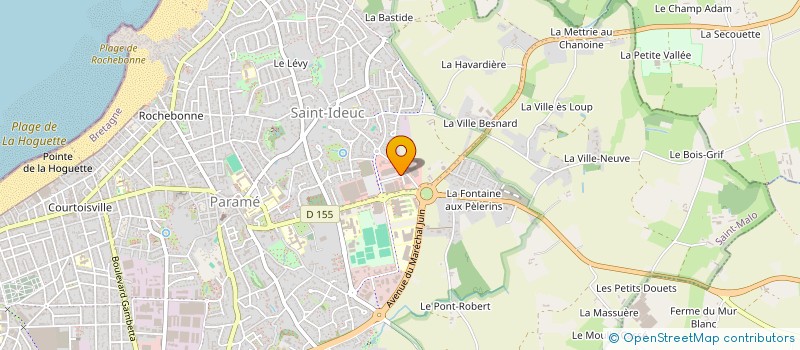 localisation de l'entreprise SAS ERGO-LOGIS COTE D'EMERAUDE  SAINT-MALO