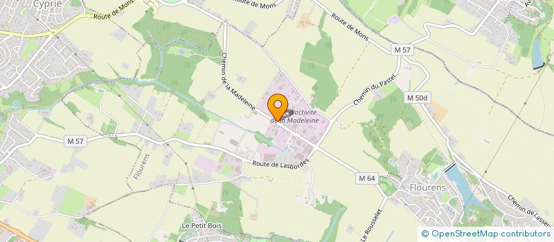 localisation de l'entreprise SAS ERIM SN à FLOURENS
