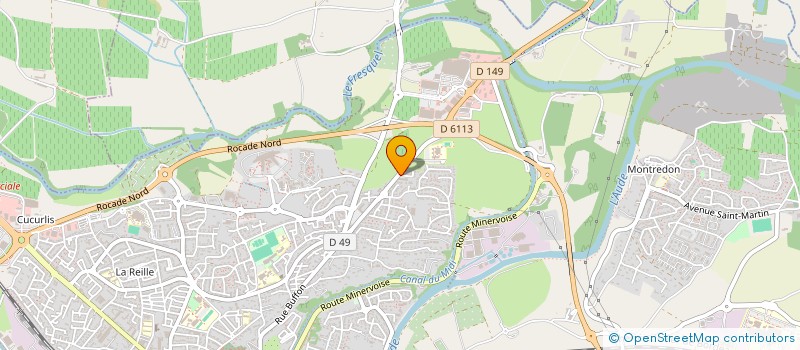 localisation de l'entreprise SAS ESCOURROU à CARCASSONNE