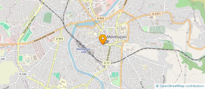localisation de l'entreprise SAS ESLF à MONTLUCON