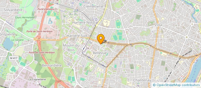 localisation de l'entreprise SAS ESM à COUERON