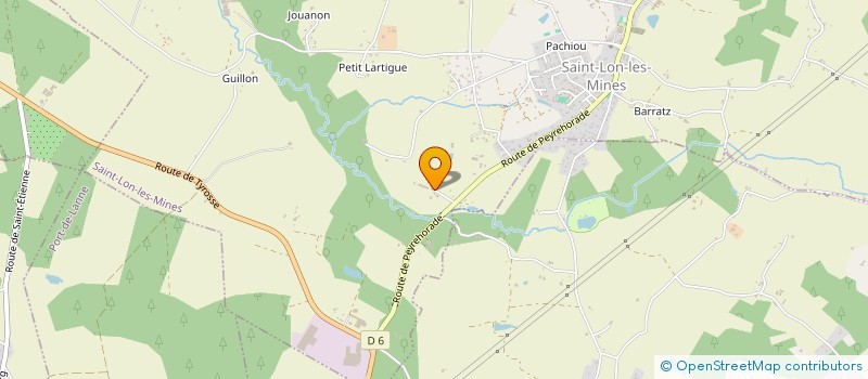 localisation de l'entreprise SAS ESPAGNE  SAINT-LON-LES-MINES