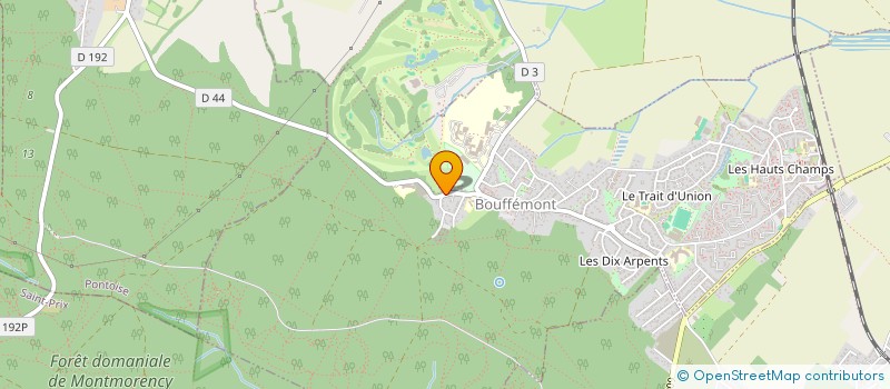 localisation de l'entreprise SAS ESTATE 95  BOUFFEMONT