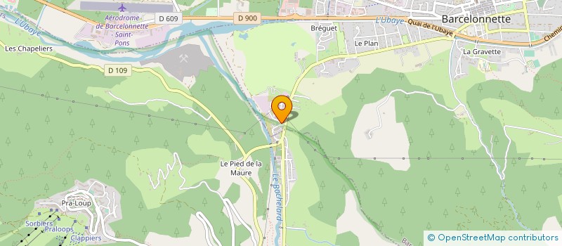 localisation de l'entreprise SAS ESTRAYER DENIS  BARCELONNETTE