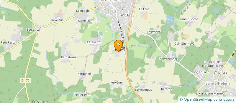 localisation de l'entreprise SAS ET KER  PLOUHINEC