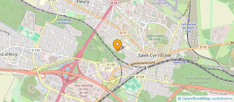 localisation de l'entreprise SAS ETAMPES AERO MAINTENANCE EUROPE à SAINT-CYR-L'ECOLE