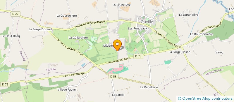 localisation de l'entreprise SAS ETIEMBLERIE  OUVILLE